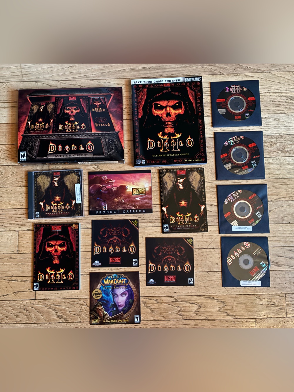 Blizzard Diablo Battle Chest - PC Game Collection - Black & Red